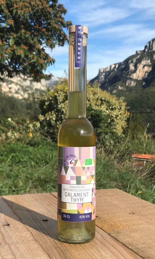 Liqueur éphémère thym calament